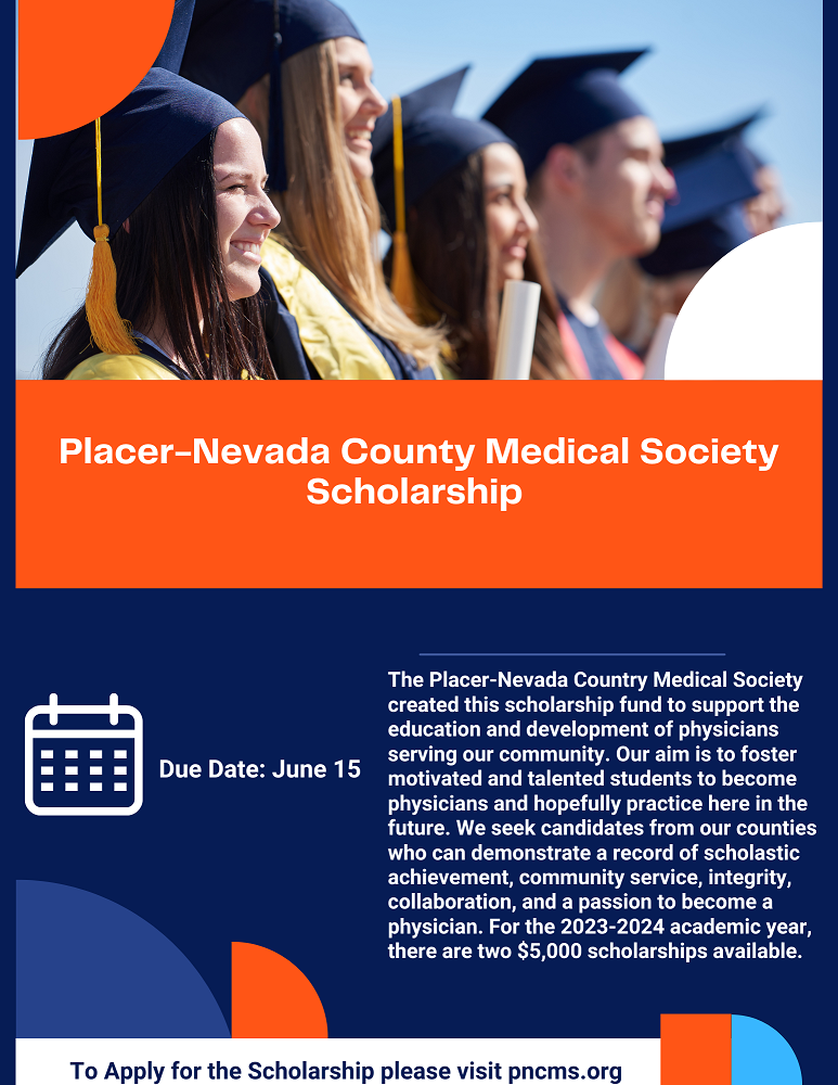 Flyer about PNCMS Scholarship opportunity